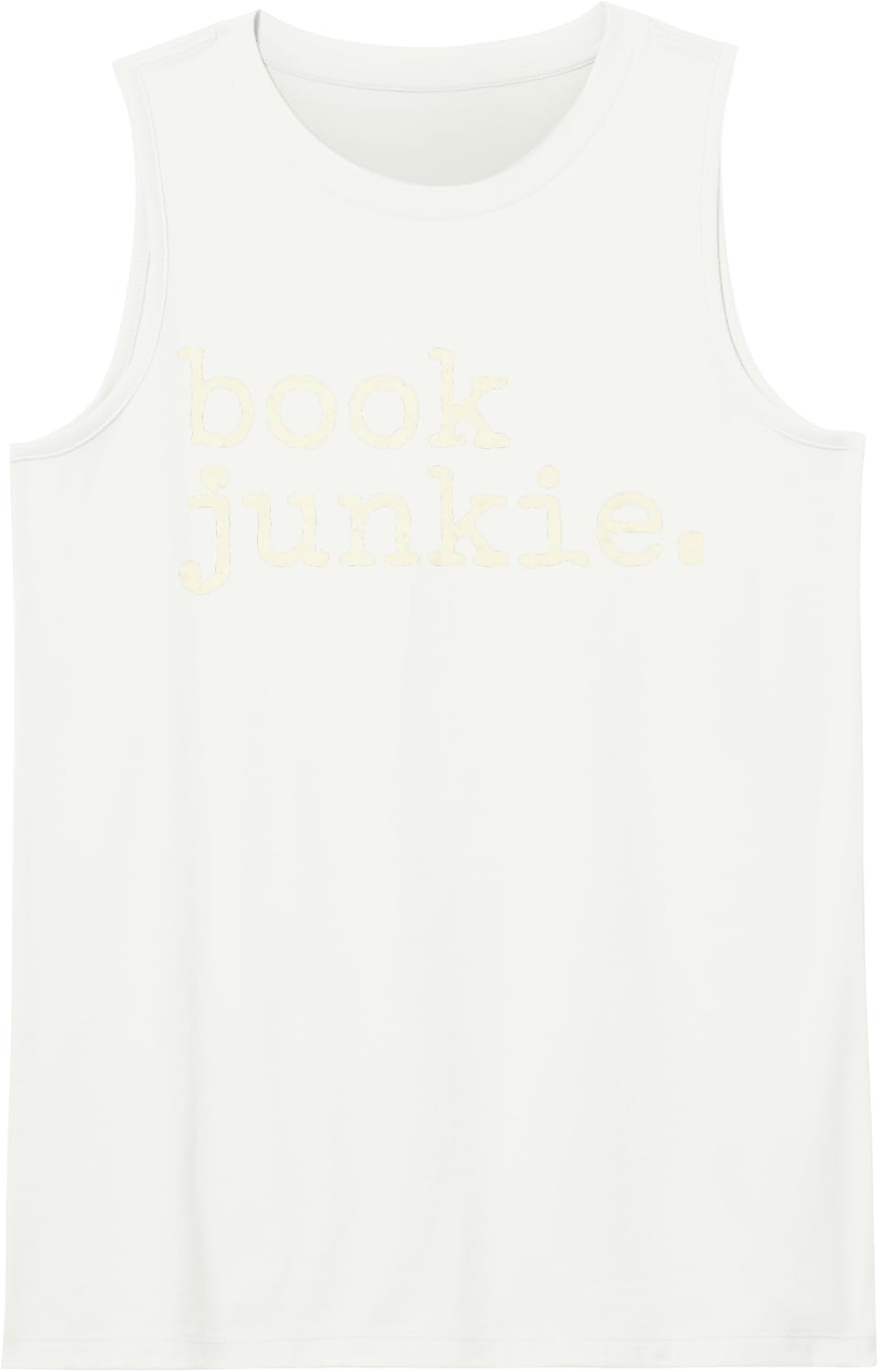 Book Junkie Books Lover Reading Bookworm Reader Tee Tank Top - White