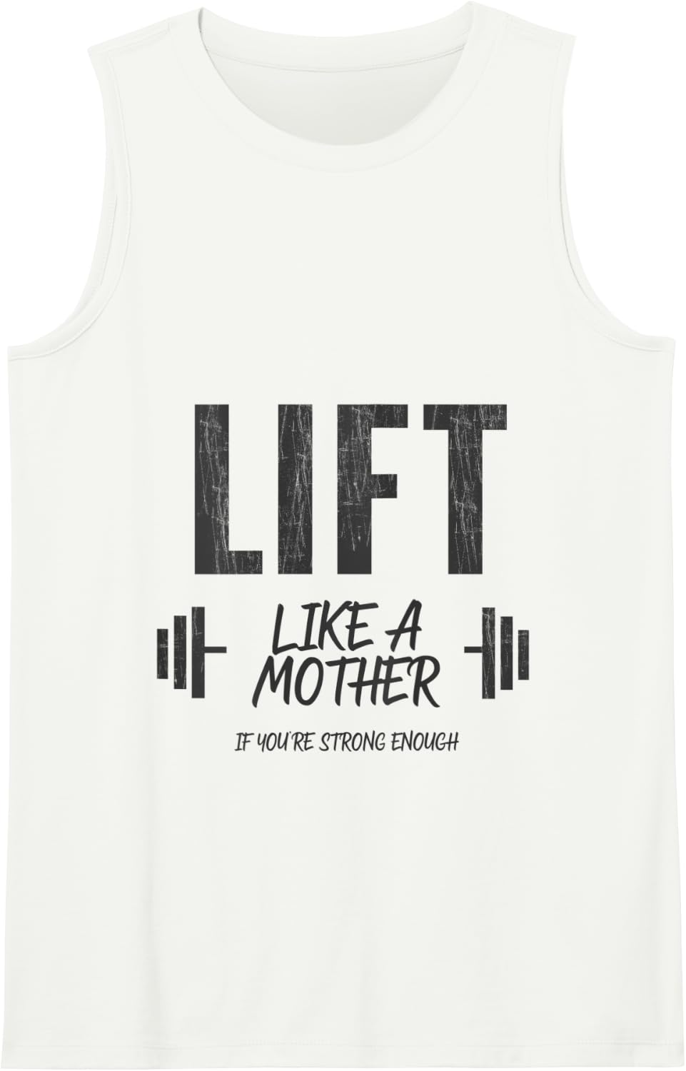Womens Weightlifting Mom Lift Like A Mama Mothers Day Womens Tank Top - White