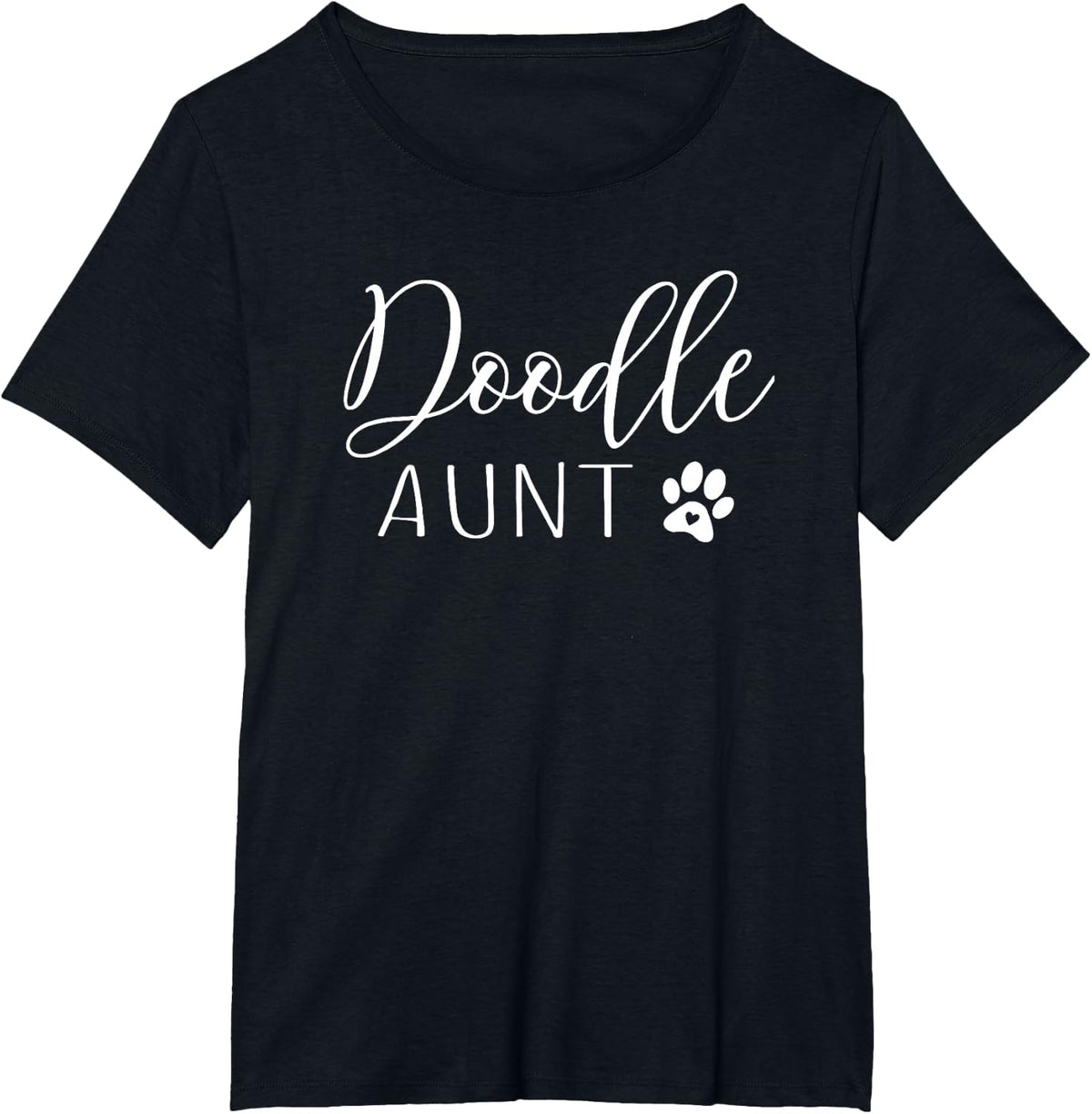 Doodle Aunt Dog Auntie Gift Golden Goldendoodle Labradoodle T-Shirt - Black