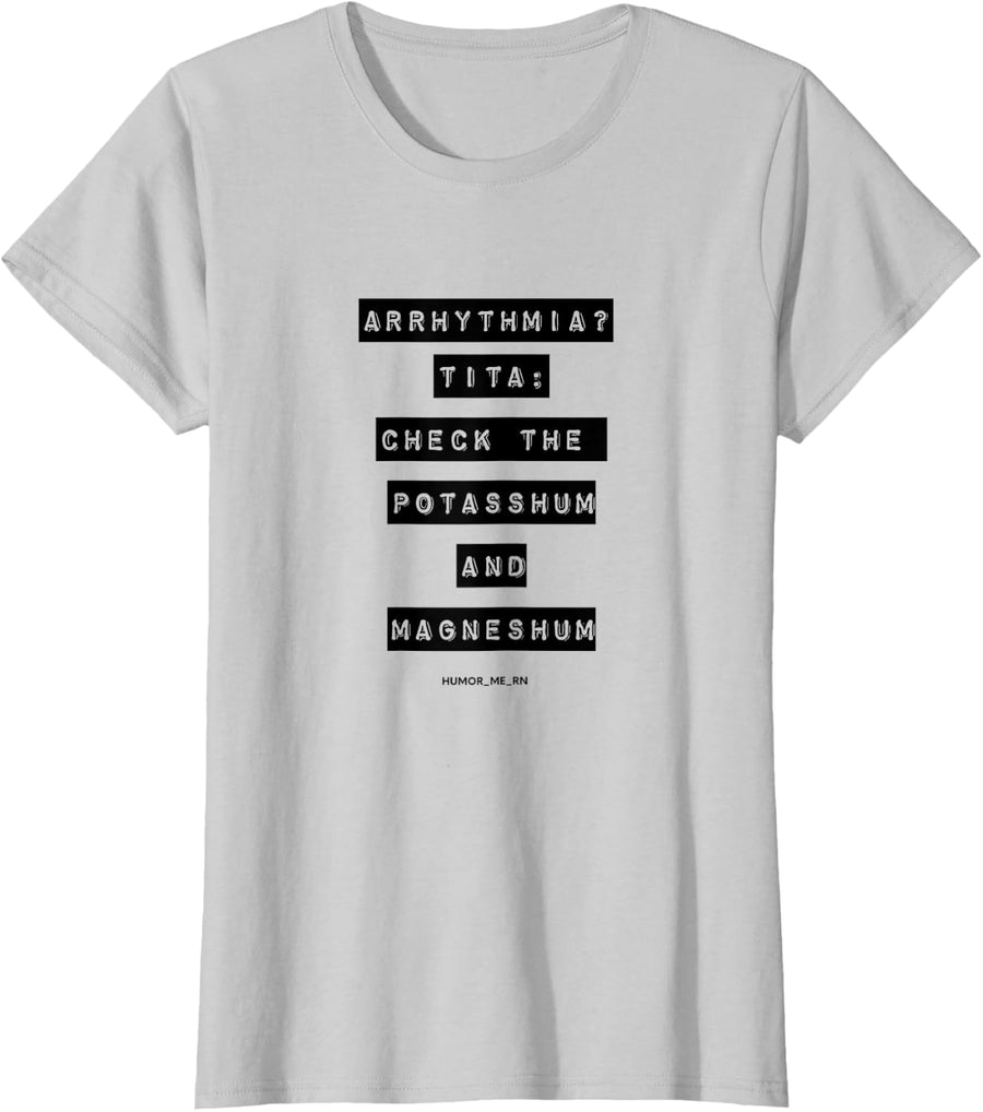 Arrhythmia T-Shirt - Silver Grey