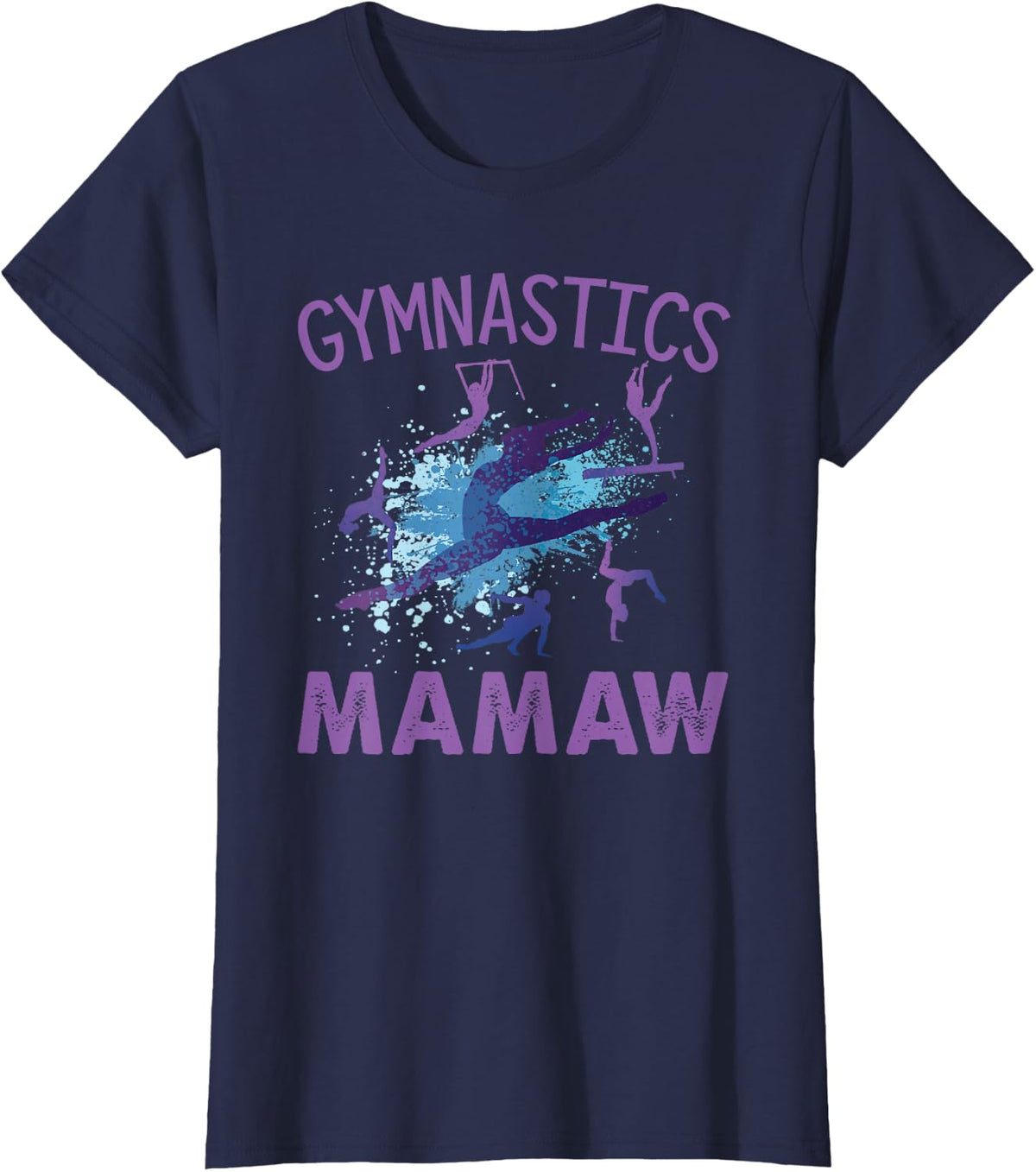 Gymnastics Mamaw Gymnast T-Shirt - Navy Blue