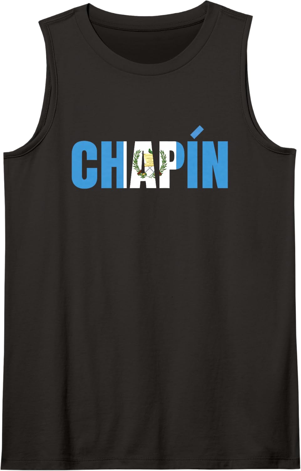 Guatemala Chapin Quetzal Antigua Guate Maya Bandera Flag 502 Tank Top - Black