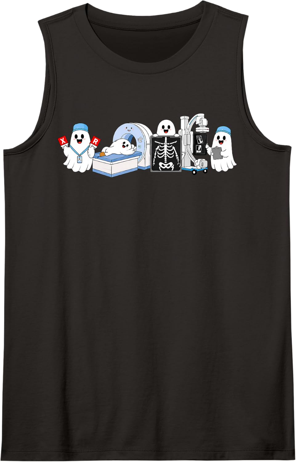 Radiologic Technologist Goose X-ray Tech -Radiologic Ct MRI Sleeveless Tank Top - Black