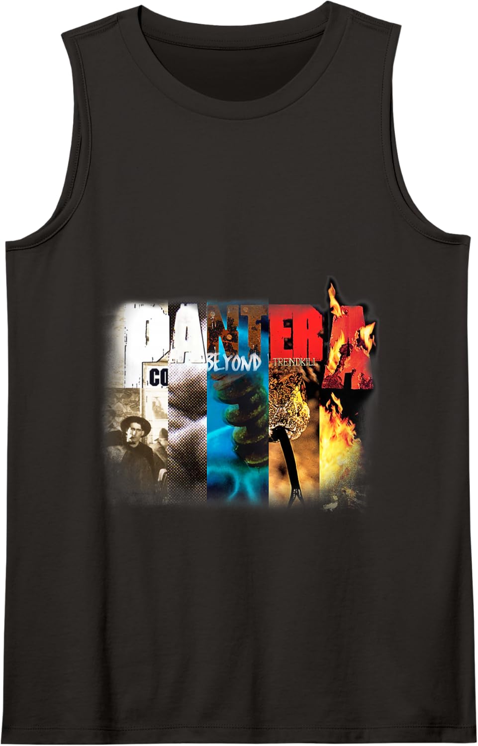 Pantera Official Collage Album Tank Top - Black