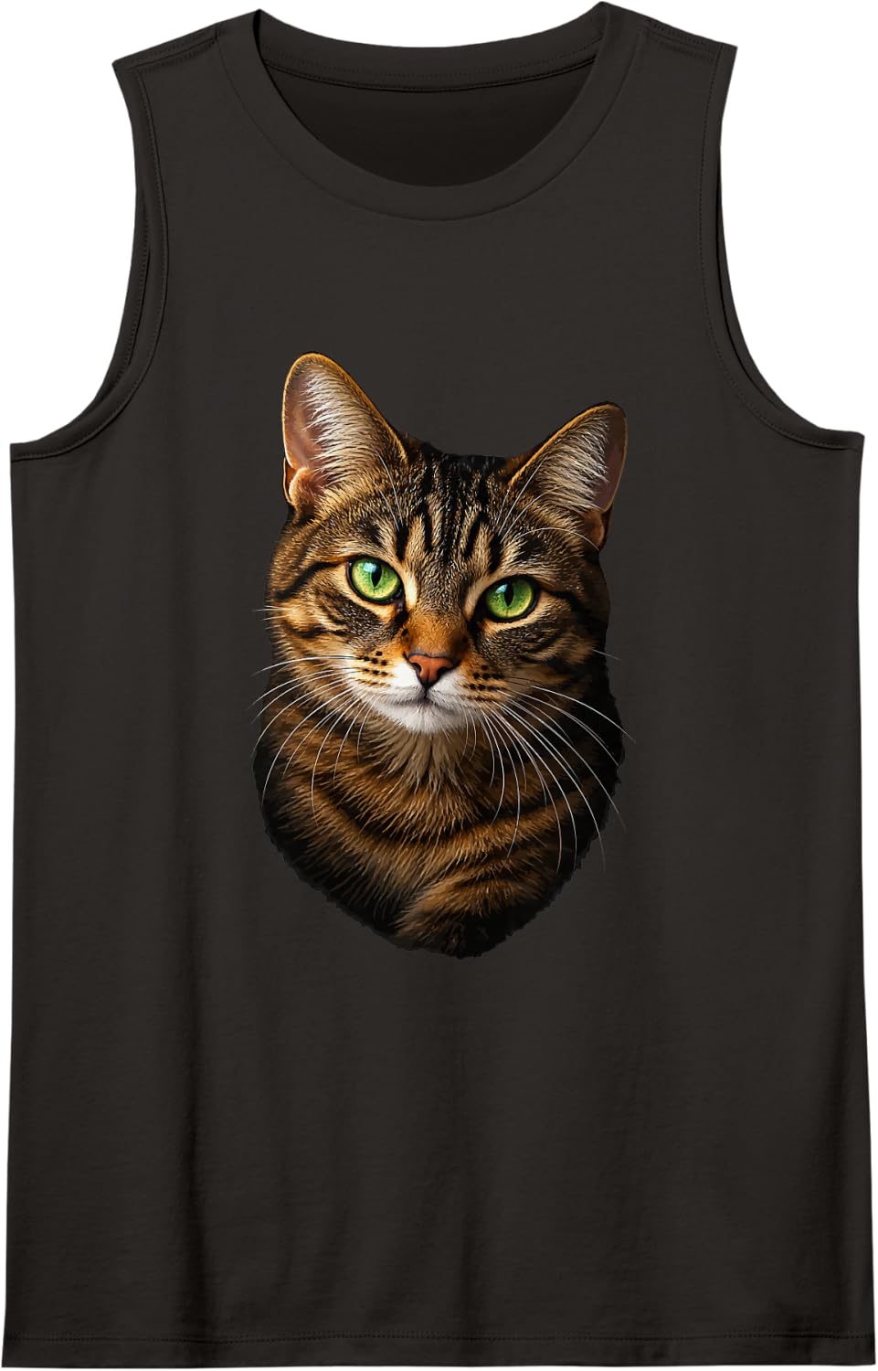 Those Cats-Eyes are Watching Sleeveless Tank Top - Black