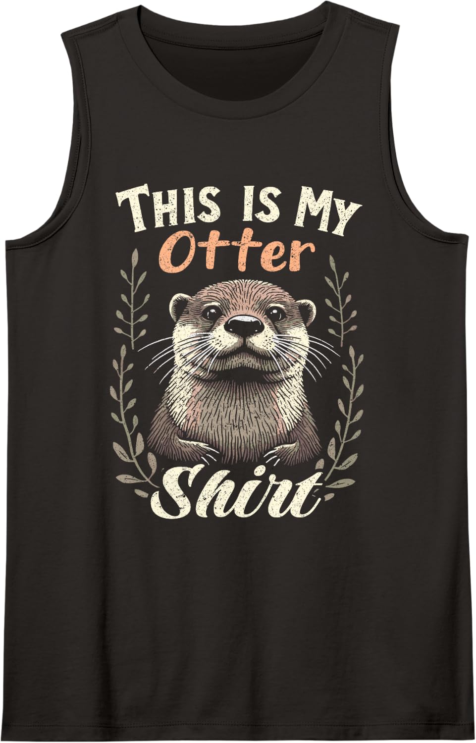 Otter This is My Otter Shirt Sleeveless Tank Top - Black
