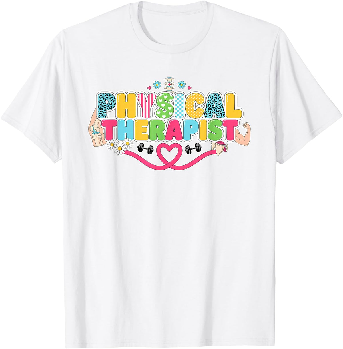 Physical Therapist Physiotherapist Pt Pts Therapy T-Shirt - White