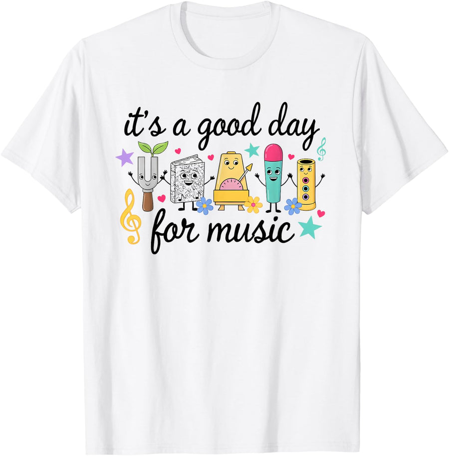 Music Aide Assistant Helper Paraprofessional Worker T-Shirt - White