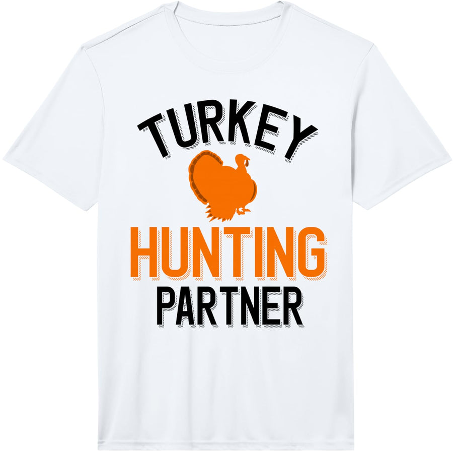 Men's Turkey Hunting Partner Turkey Hunter Performance T-Shirt - White