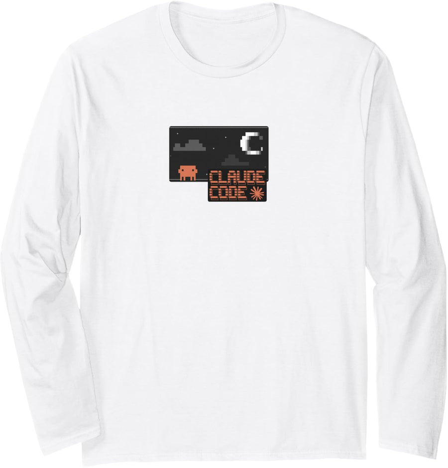 Claude Code Scene - Context Engineer Long Sleeve T-Shirt - Adult Unisex White