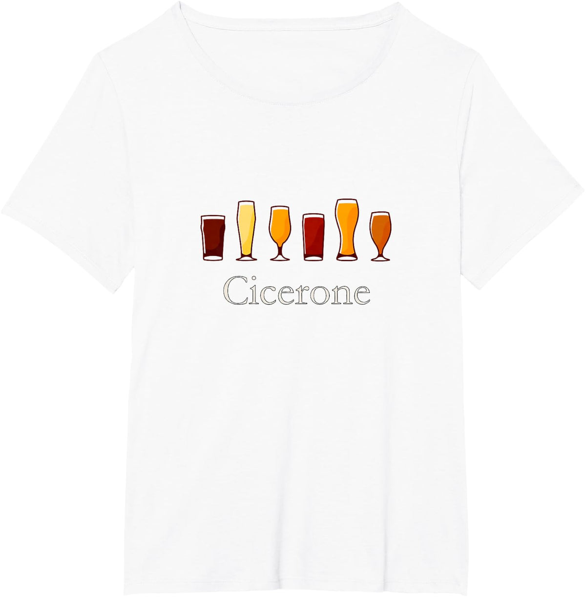 Cicerone Beer Sommelier for Craft Beer Drinking T-Shirt - White
