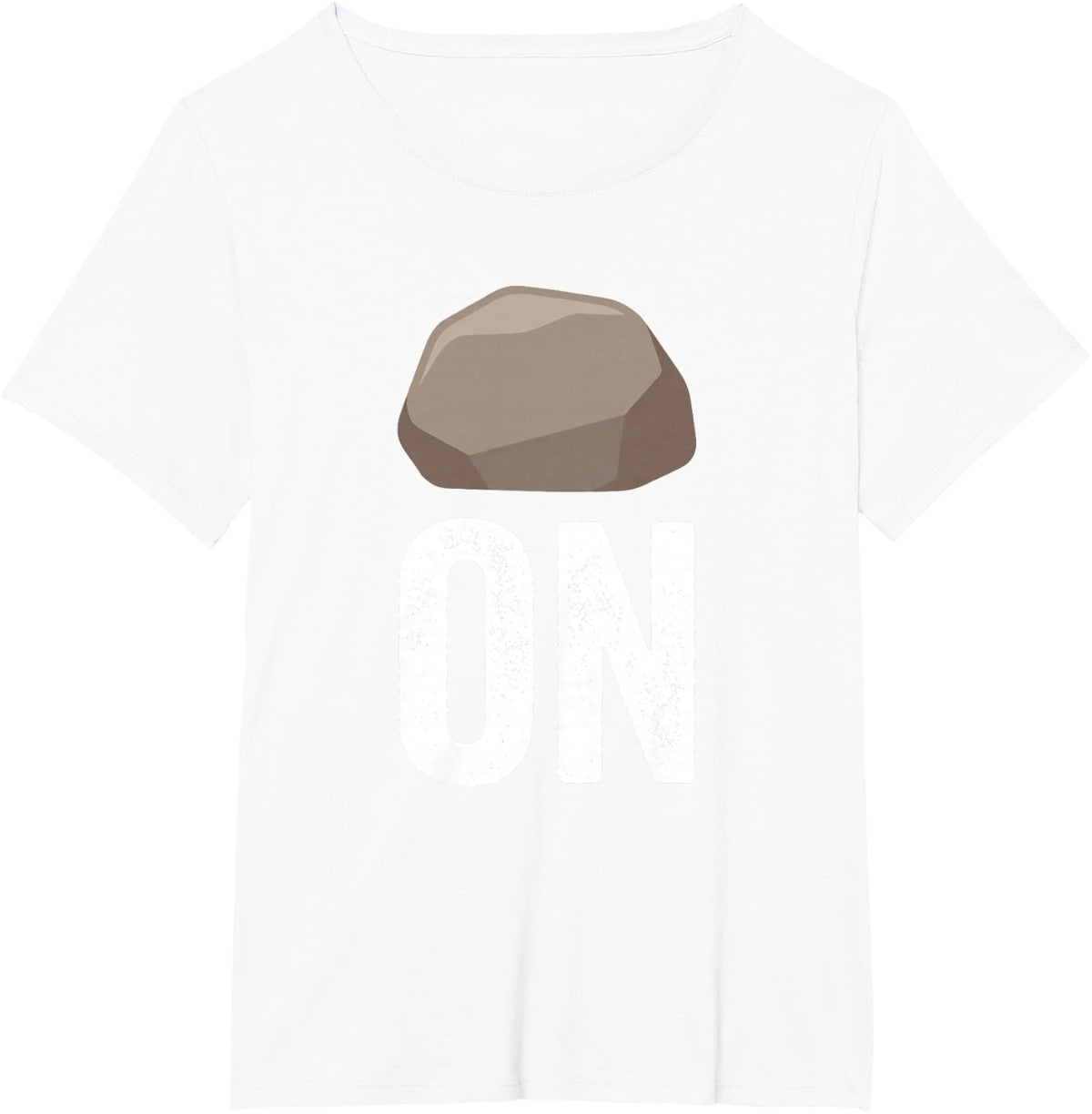 Funny Rock On Rocks Hunter Tee Rockhound Fossils Collecting T-Shirt - White
