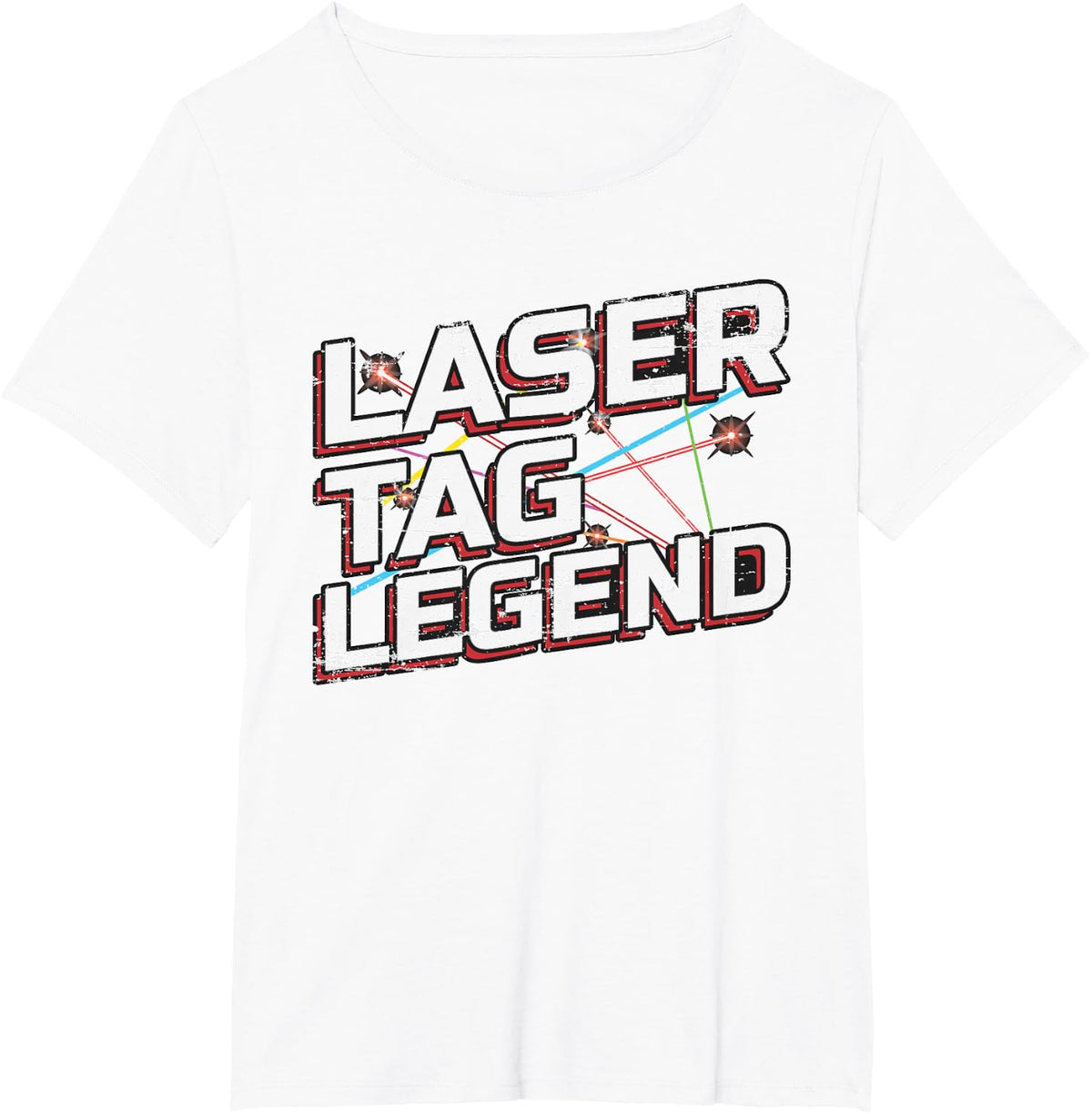 Laser Tag Legend for a Laser Tag Team T-Shirt - White