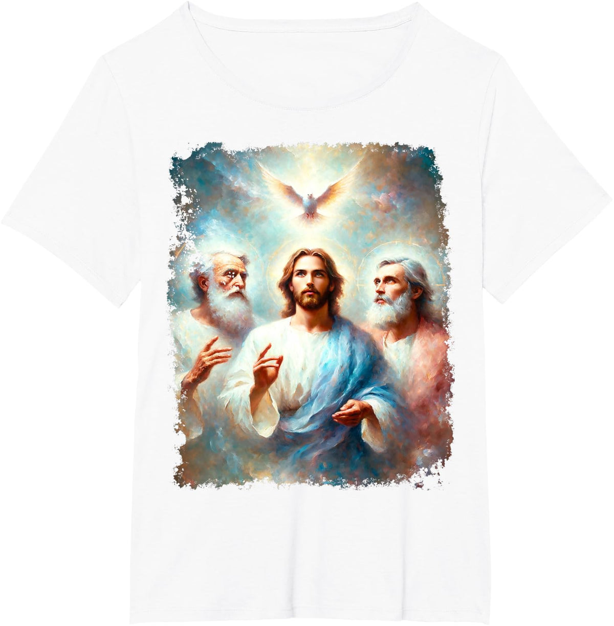God The Father Holy Spirit Jesus Christ T-Shirt - White