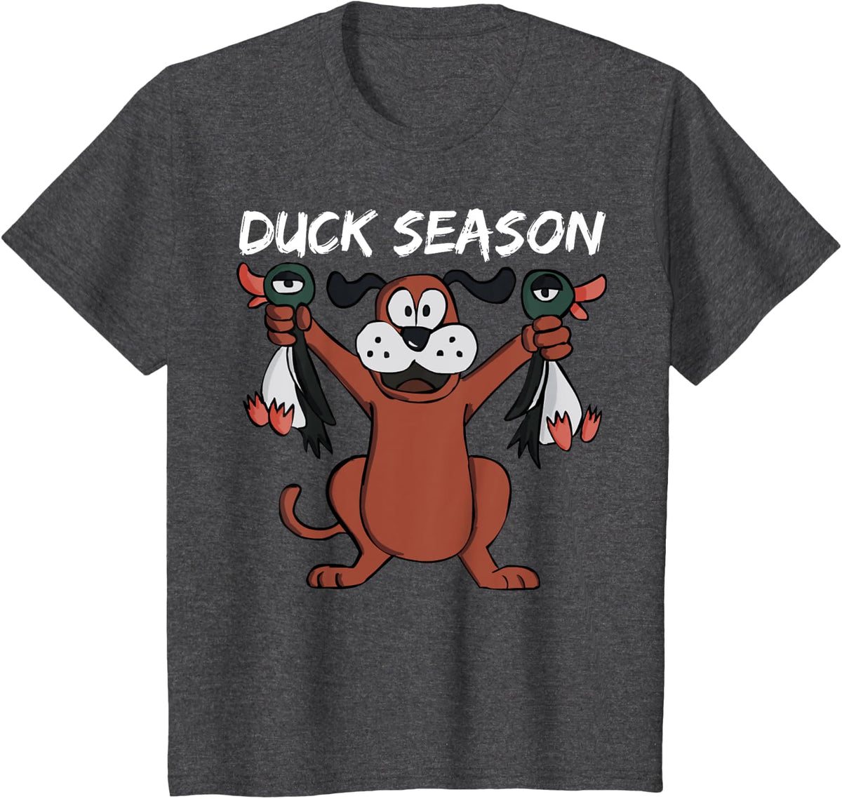 Duck Hunting Clothes & Gear For Men Who Love To Duck Hunt T-Shirt - Dark Heather Grey