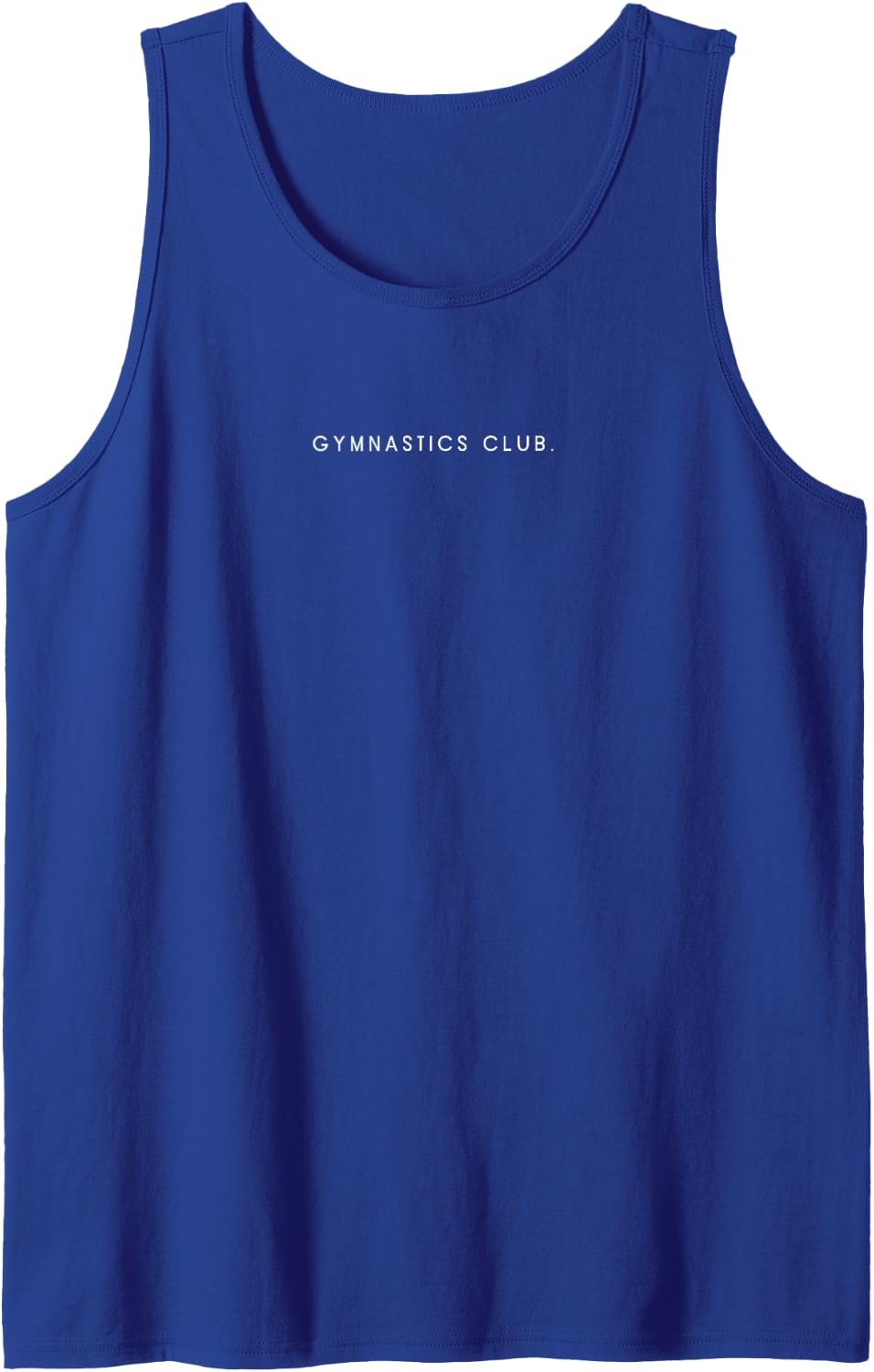 Gymnastics Club Funny Minimalist Saying Sleeveless Tank Top - Royal Blue