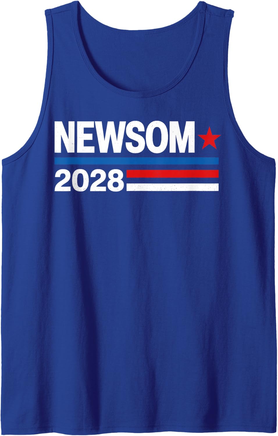 Gavin Newsom for President 2028 Presidential Election Tank Top - Royal Blue