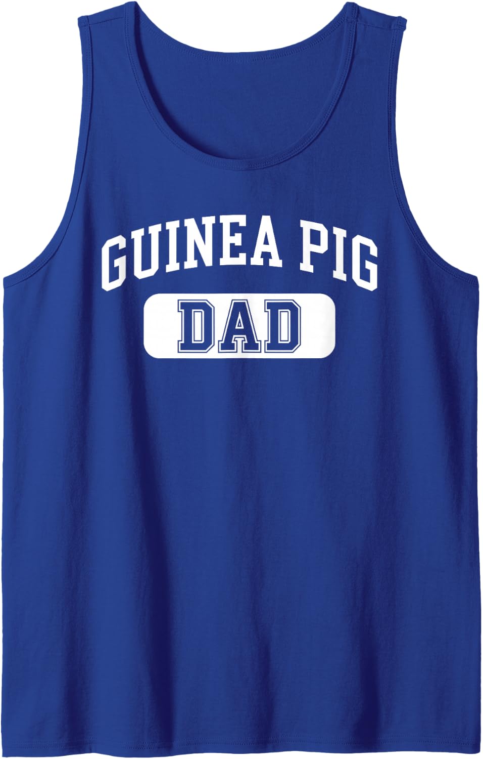 Guinea Pig Dad Design for Men Boys Dad Father Guinea Pig Dad Sleeveless Tank Top - Royal Blue