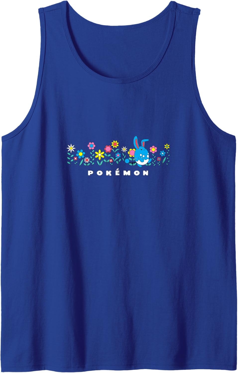 Azumarill Flowers - Easter - Spring Tank Top - Royal Blue
