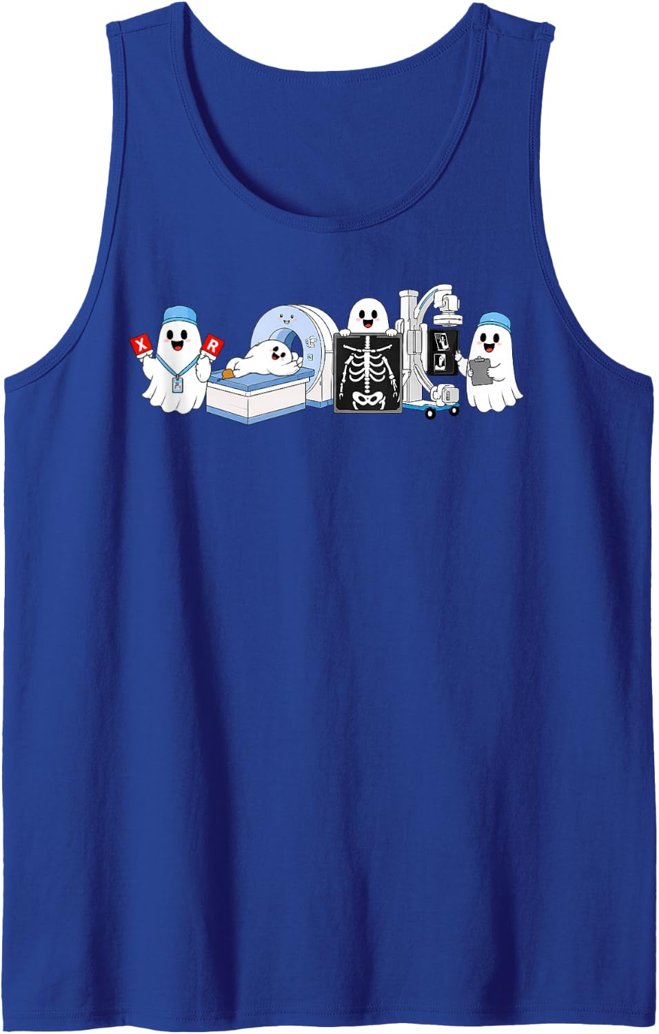 Radiologic Technologist Goose X-ray Tech -Radiologic Ct MRI Sleeveless Tank Top - Royal Blue