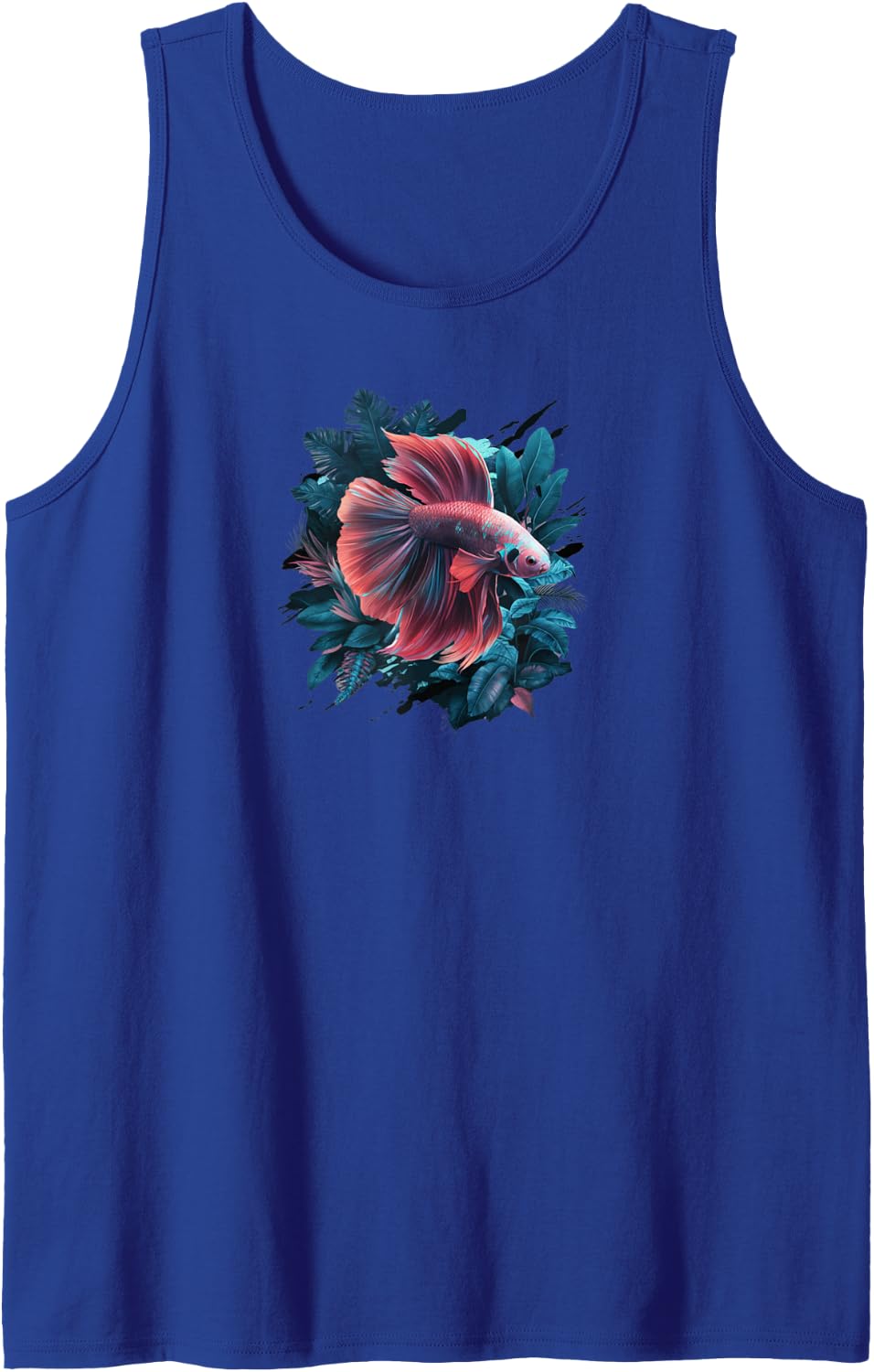 Aquarium Fish Tank Freshwater Betta Colorful Betta Fish Tank Top - Royal Blue