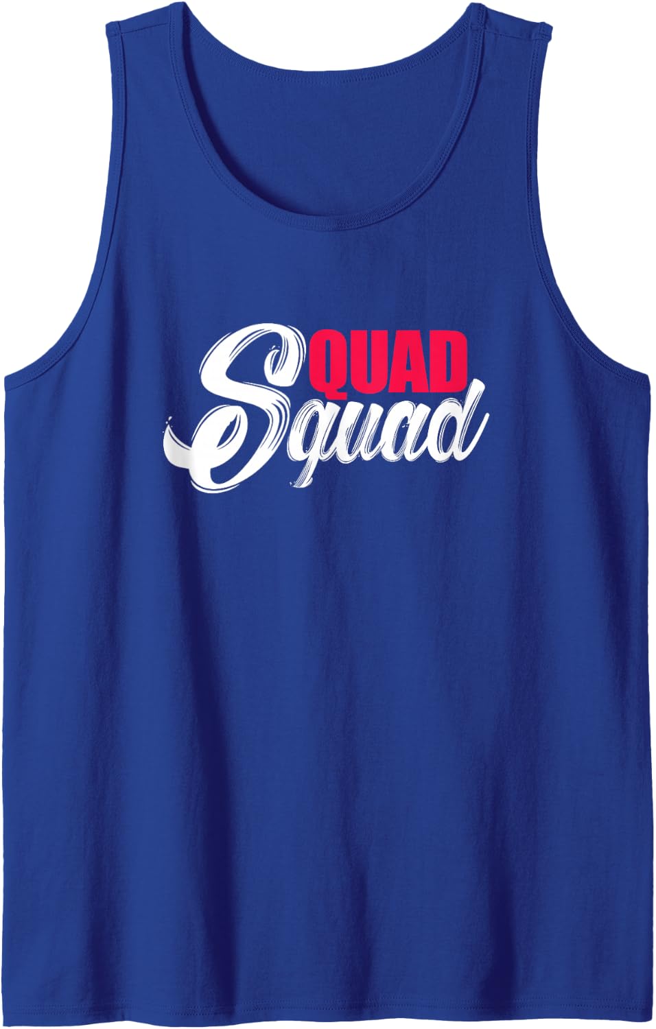 Quad Squad ATV Four Wheeler Biker Tank Top - Royal Blue