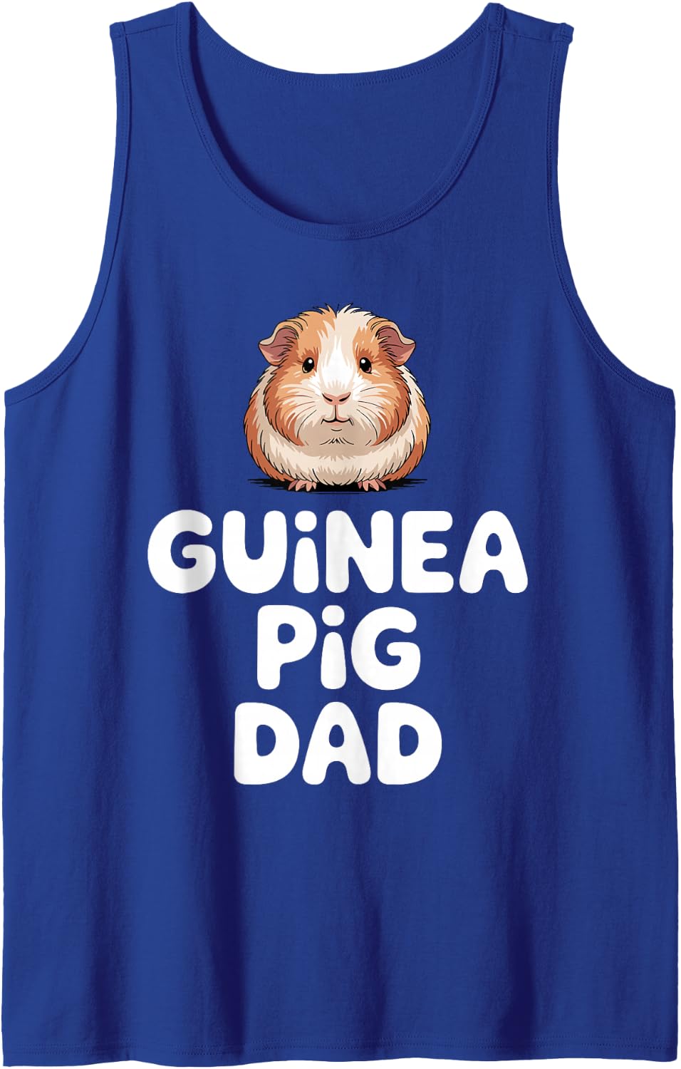 Guinea Pig Dad Design for Men Boys Dad Guinea Pig Father Sleeveless Tank Top - Royal Blue