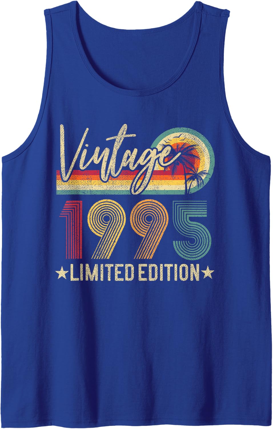 Limited Edition - Vintage 1995 30th Birthday 30 Years Old Tank Top - Royal Blue