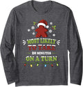 Board Games Friends Matching Family Christmas Most Likely Long Sleeve T-Shirt - Adult Unisex Dark Heather Grey