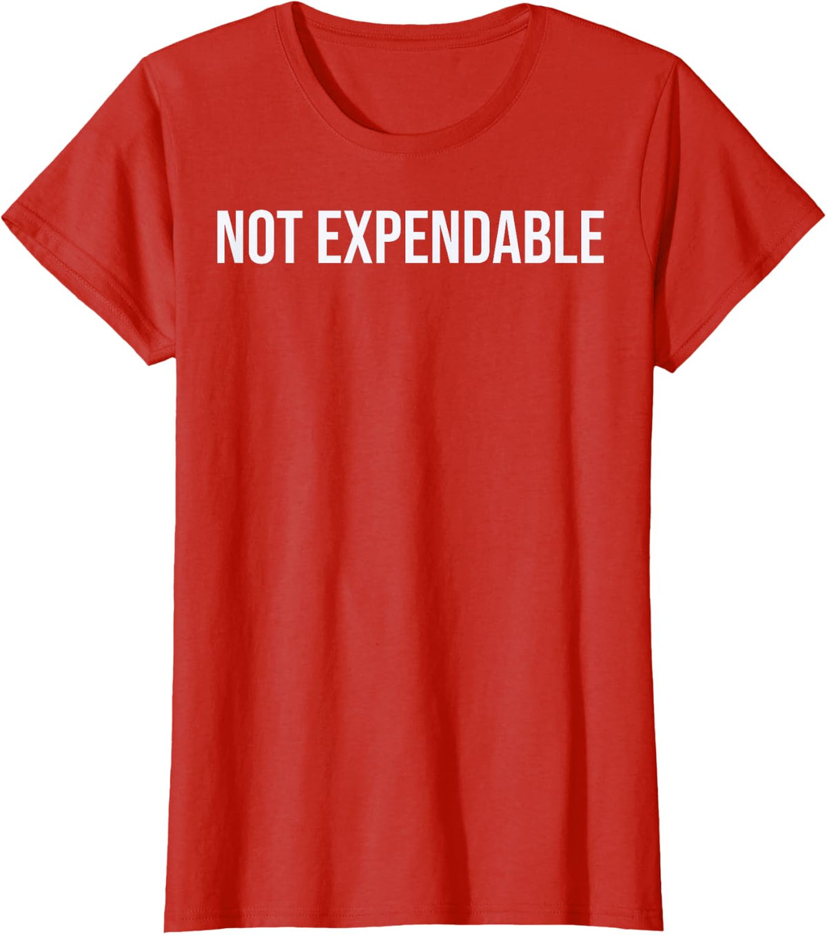 Not Expendable Social Worker T-Shirt - Red