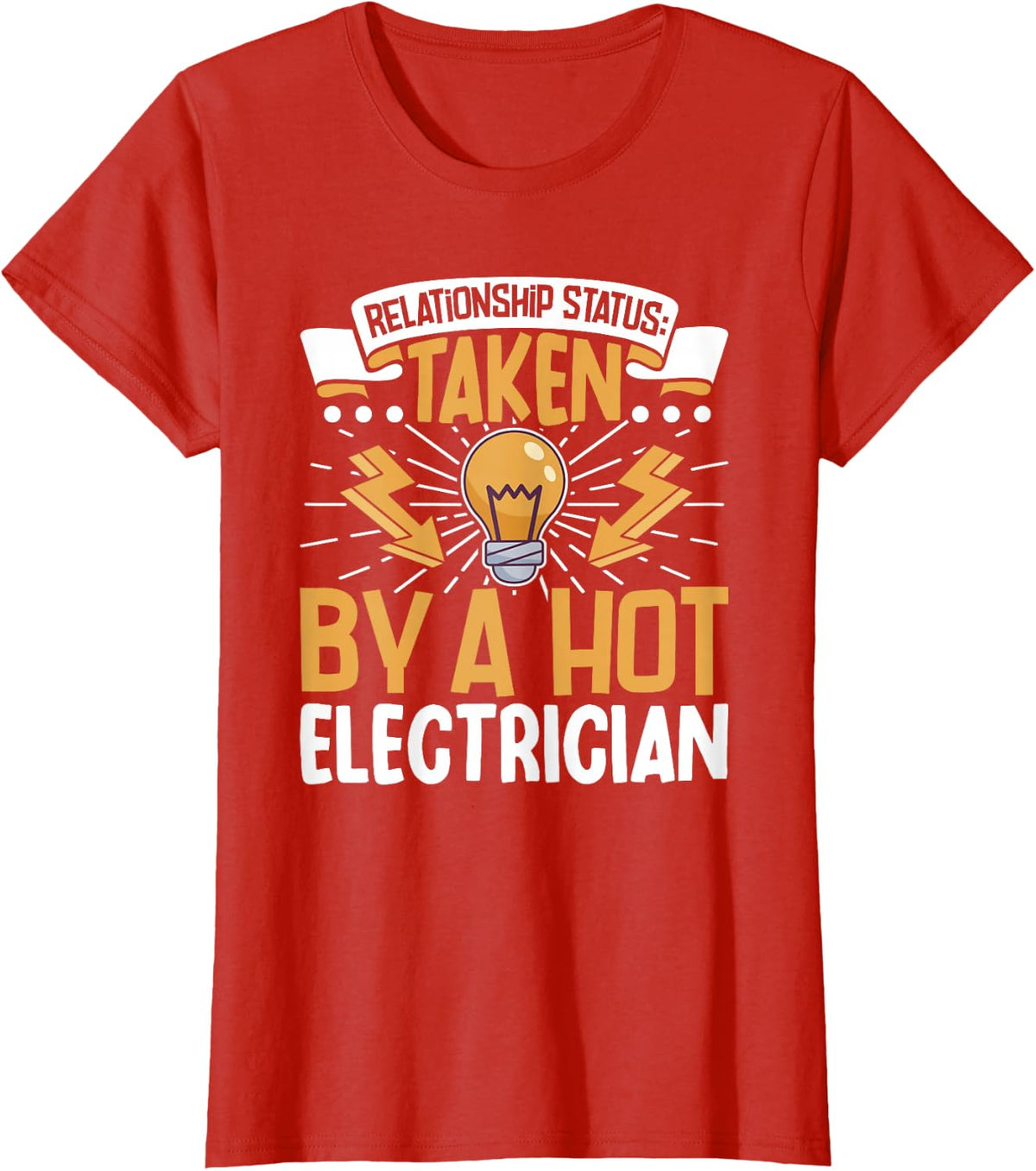 Electrician Electrical Engineer Lineman Electrical T-Shirt - Red