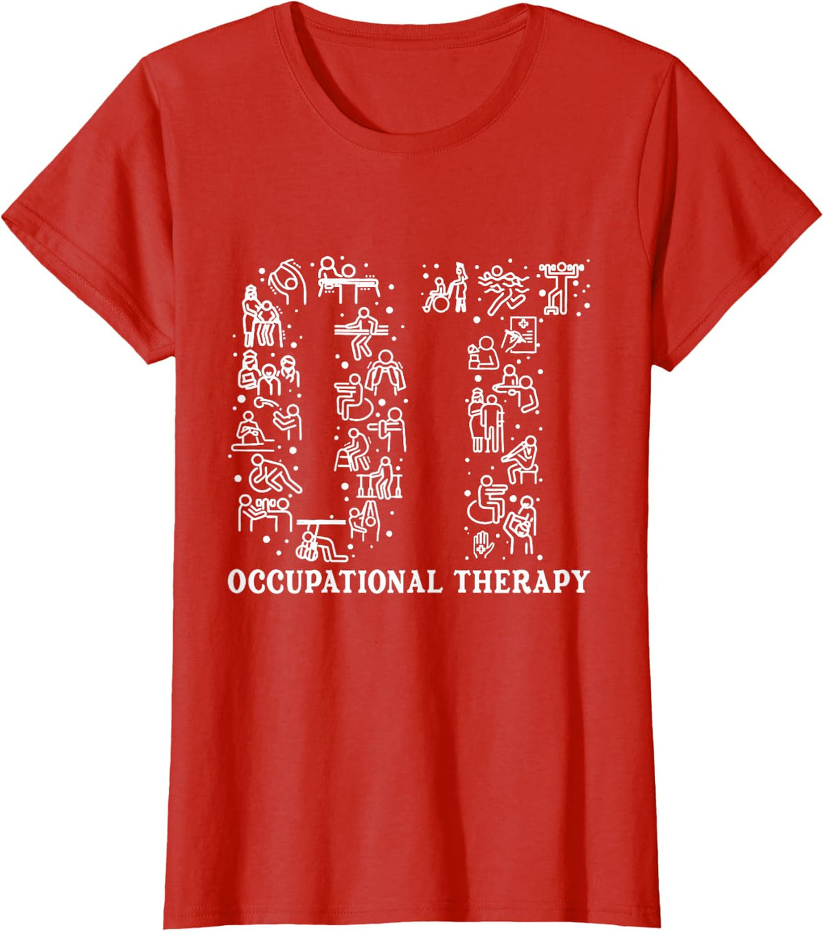 Occupational Therapy OT Squad Occupational Therapist Job T-Shirt - Red