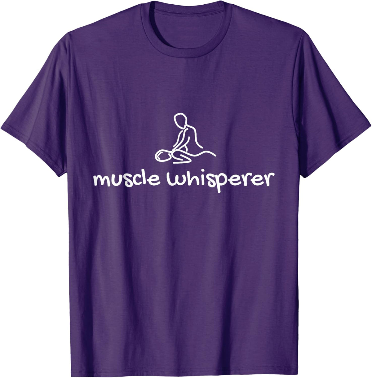 Muscle Whisperer - Funny Massage Therapist, Spa T Shirt T-Shirt - Purple