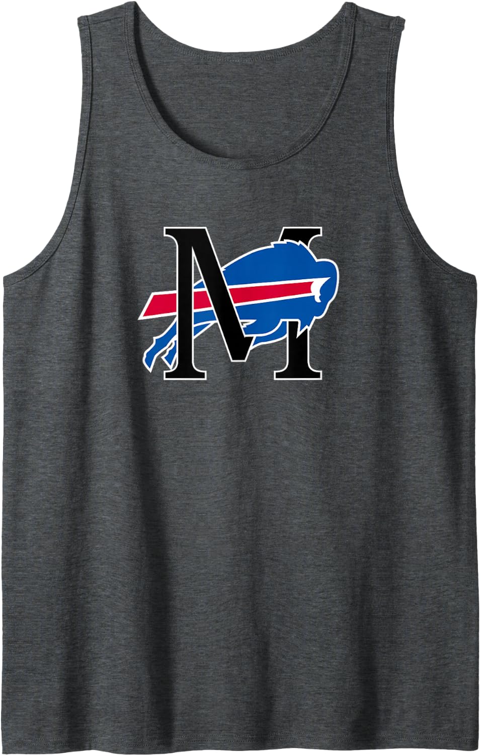 Mondovi Buffaloes Tank Top - Dark Heather Grey