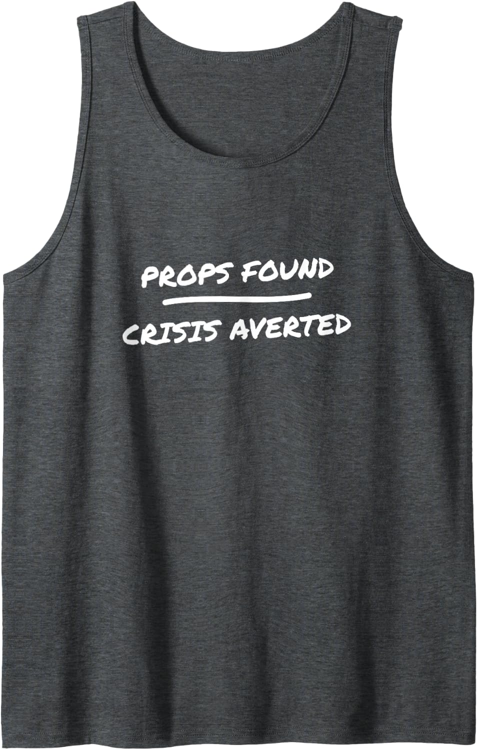 Theater Backstage Theatre Actor Musical Theater Thespian Sleeveless Tank Top - Dark Heather Grey
