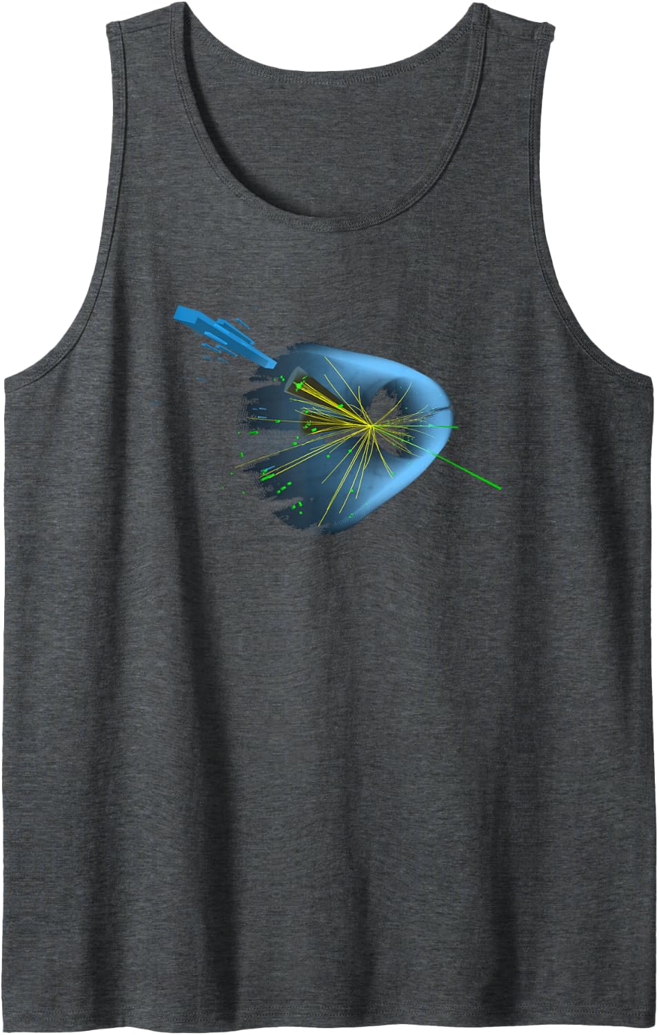 Higgs Boson Physics Quantum Mechanics Science Lover Teacher Sleeveless Tank Top - Dark Heather Grey