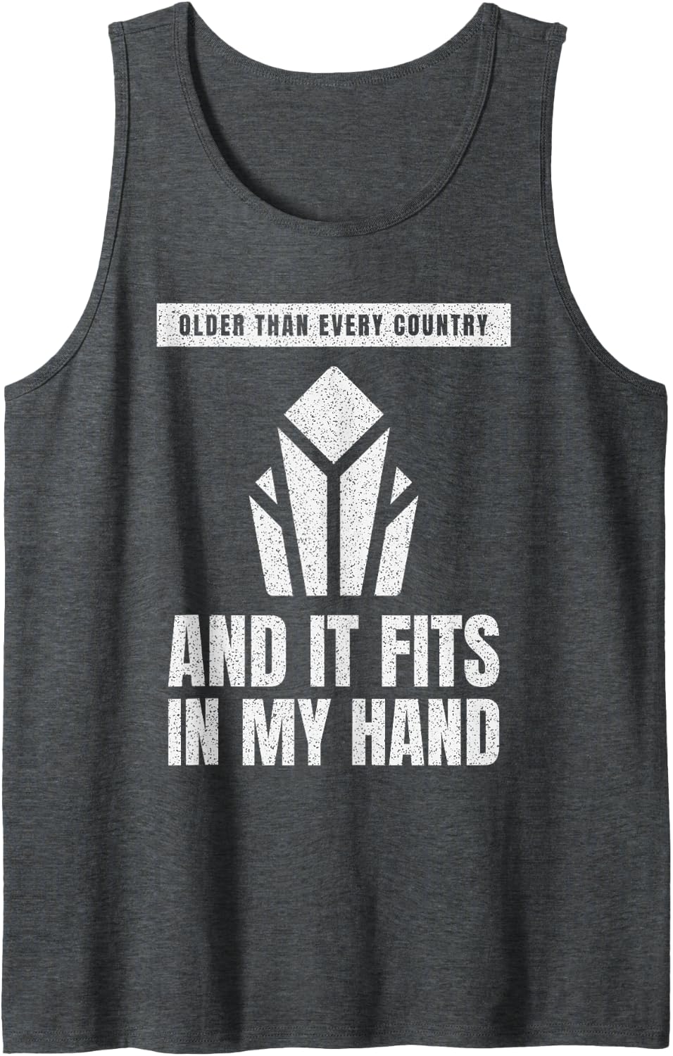 Field Work Rock Record Deep Time Hand Sample Geology Tank Top - Dark Heather Grey