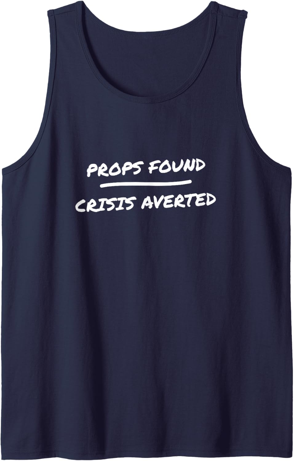 Theater Backstage Theatre Actor Musical Theater Thespian Sleeveless Tank Top - Navy Blue