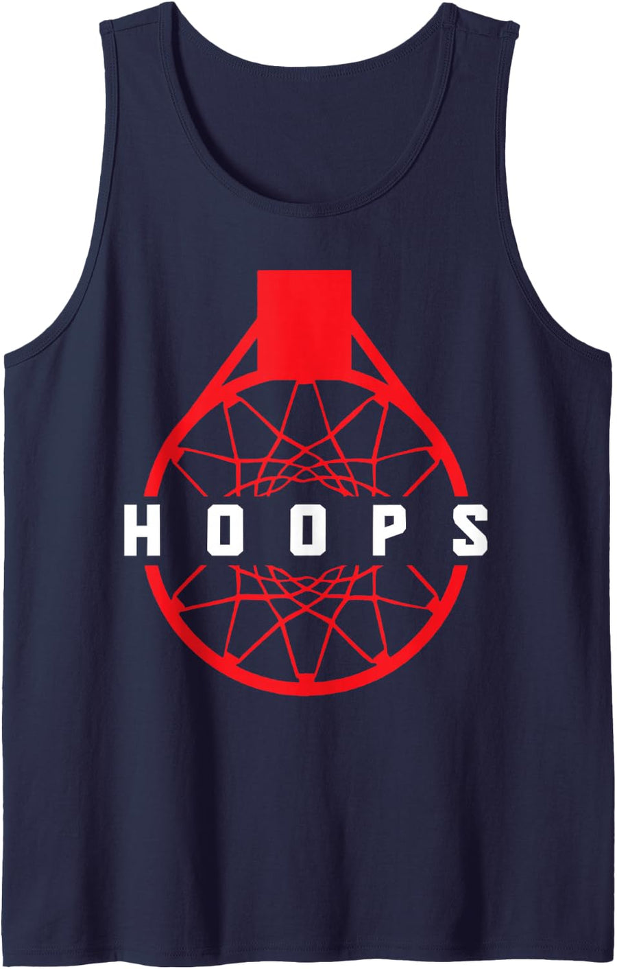 Basketball Player Hoop Bball Coach Sports Tank Top - Navy Blue