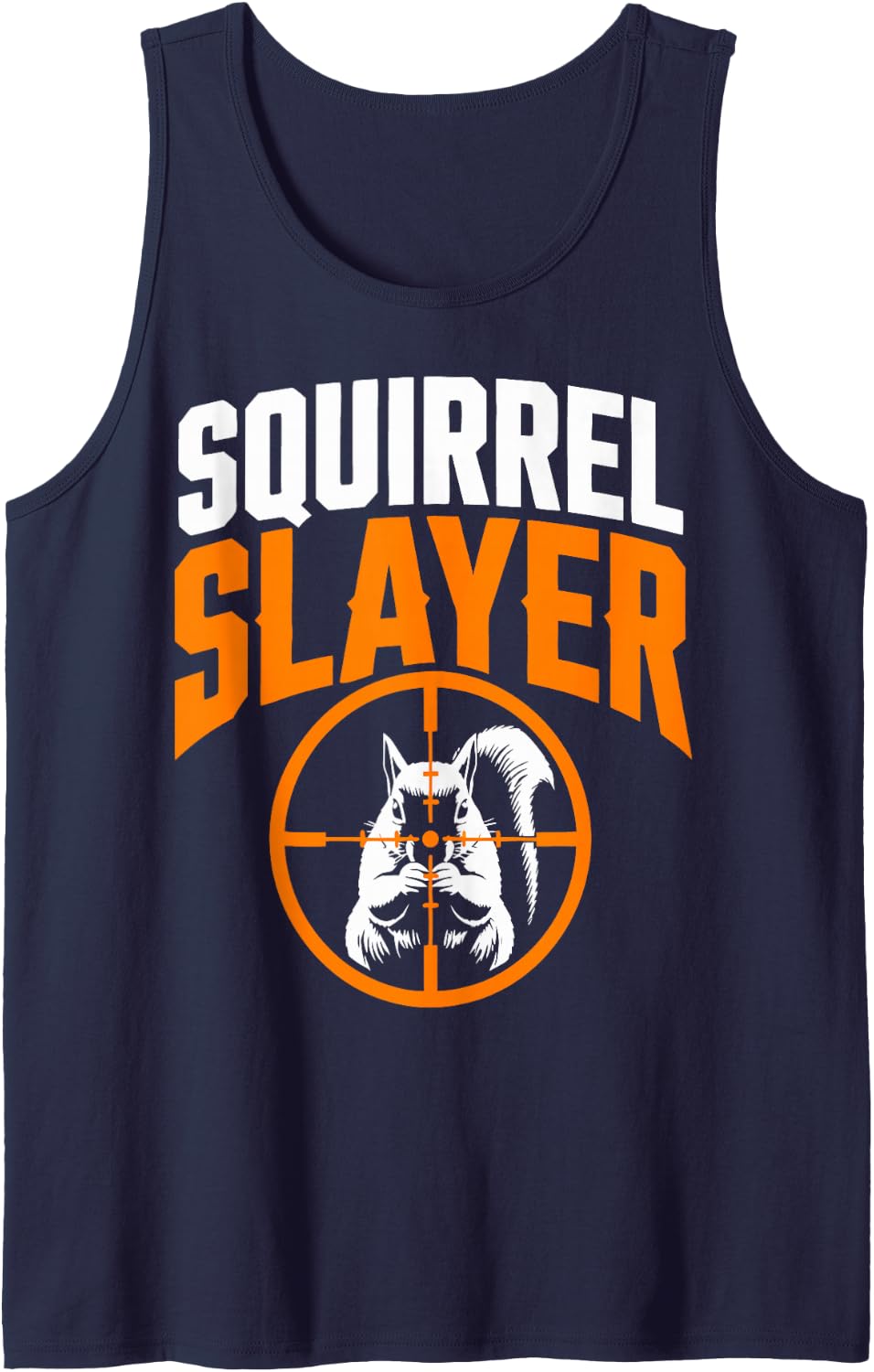 Squirrel Hunting Varmint Squirrel Hunter Tank Top - Navy Blue