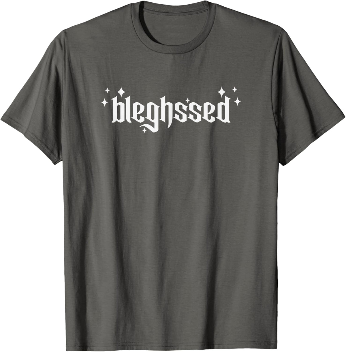 Bleghssed Funny Heavy Metal Blegh T-Shirt - Asphalt Grey