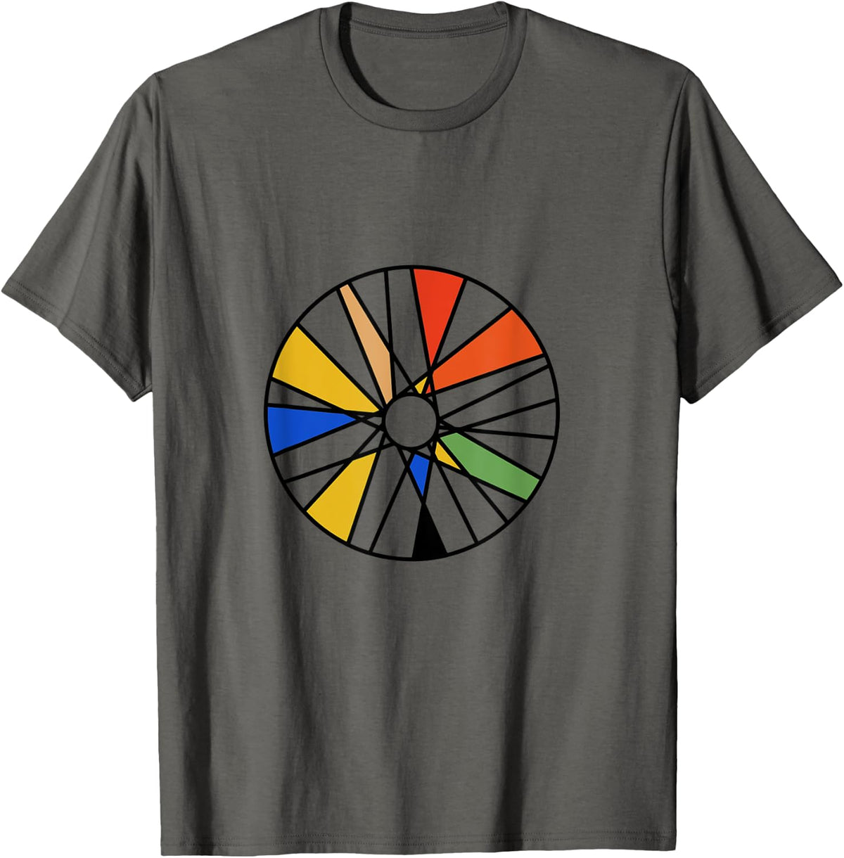 Stained Glass T-Shirt - Asphalt Grey