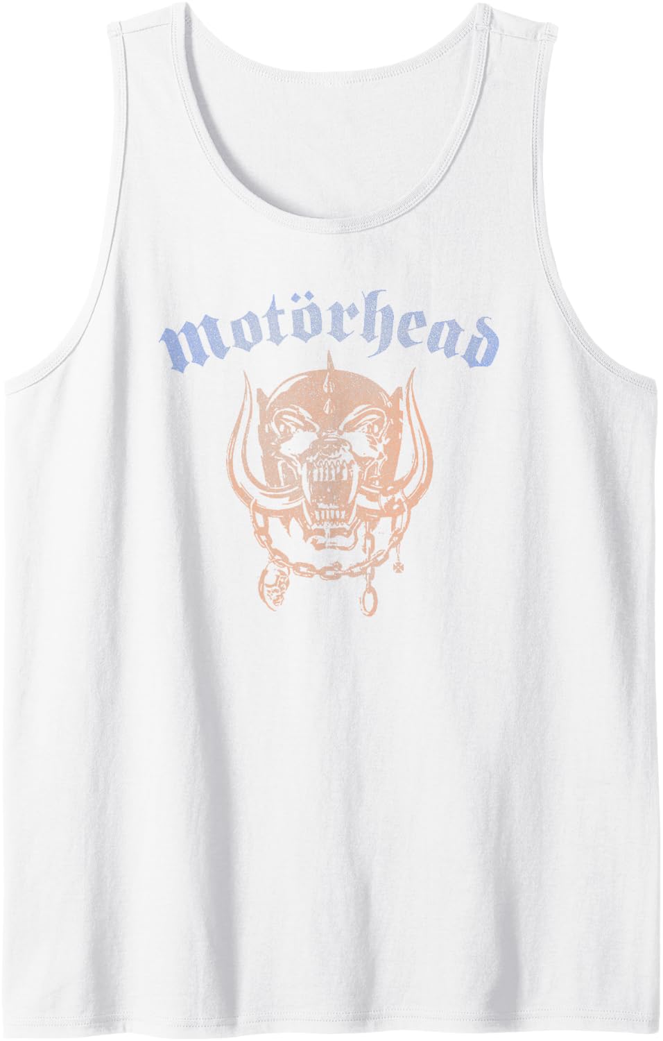 Motörhead – Distressed Warpig Watercolor White Tank Top - White
