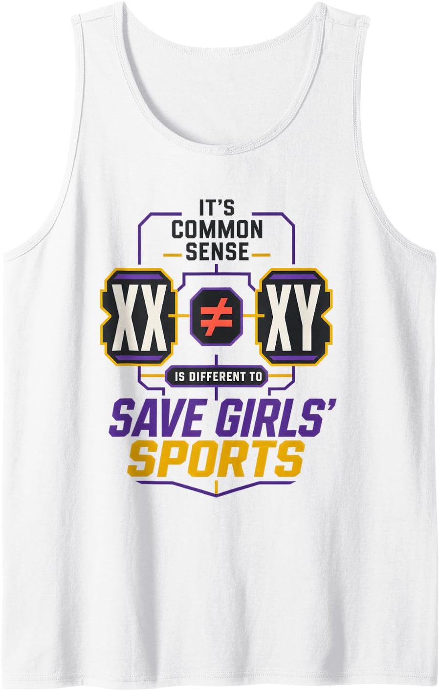Team Women XX-XY Tank Top - White