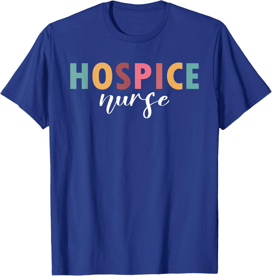Hospice Nurse Life T-Shirt - Royal Blue