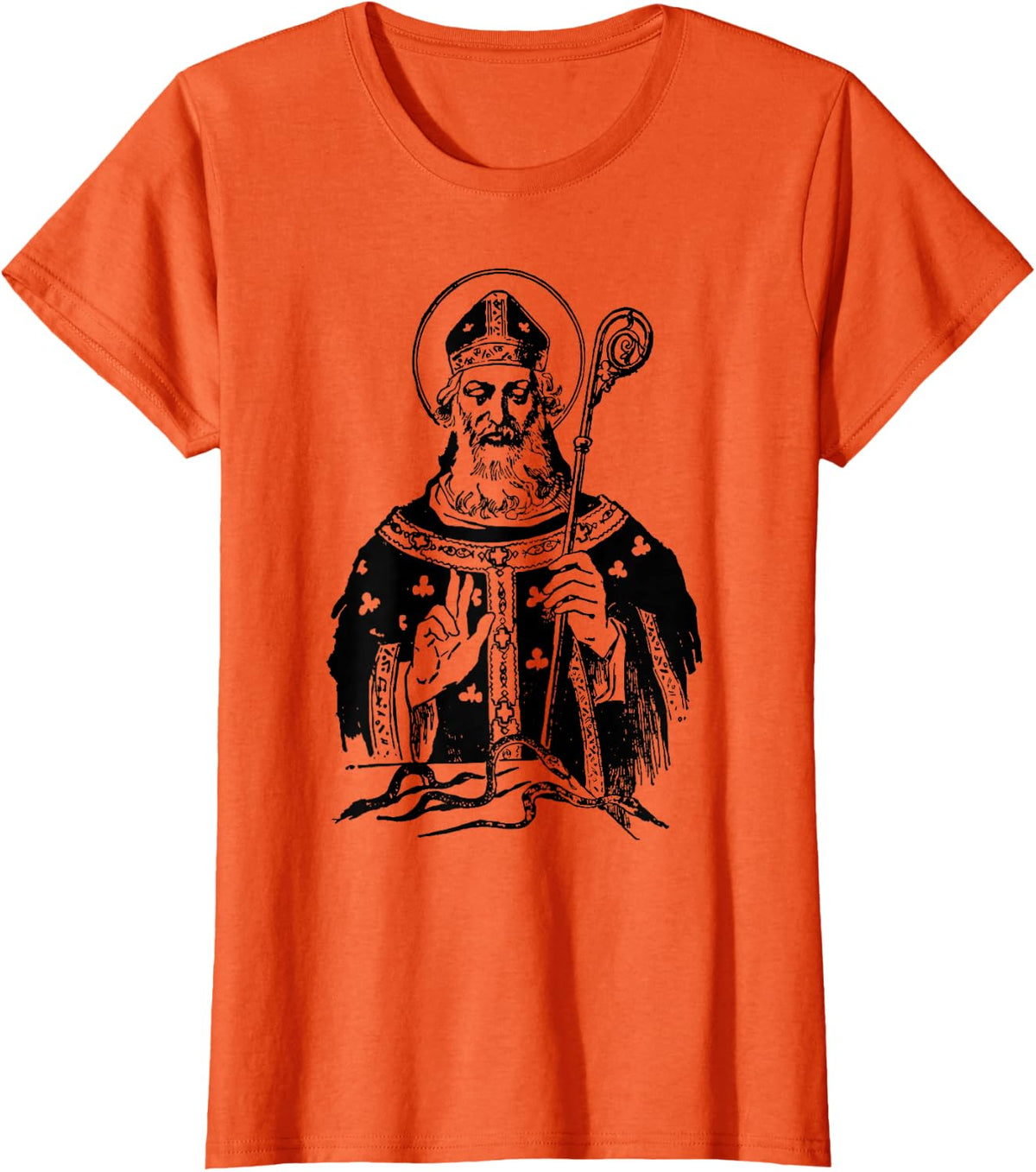 St Patrick Saint Patty Catholic T-Shirt - Orange