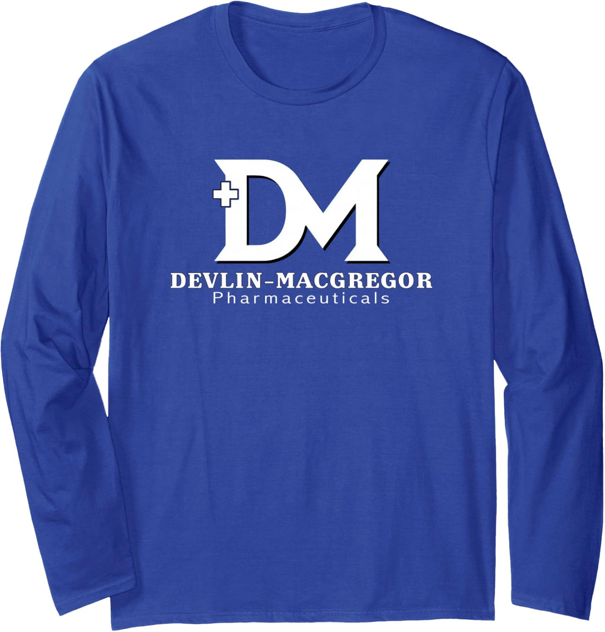 The Fugitive | Devlin MacGregor Retro Movie Long Sleeve T-Shirt - Adult Unisex Royal Blue