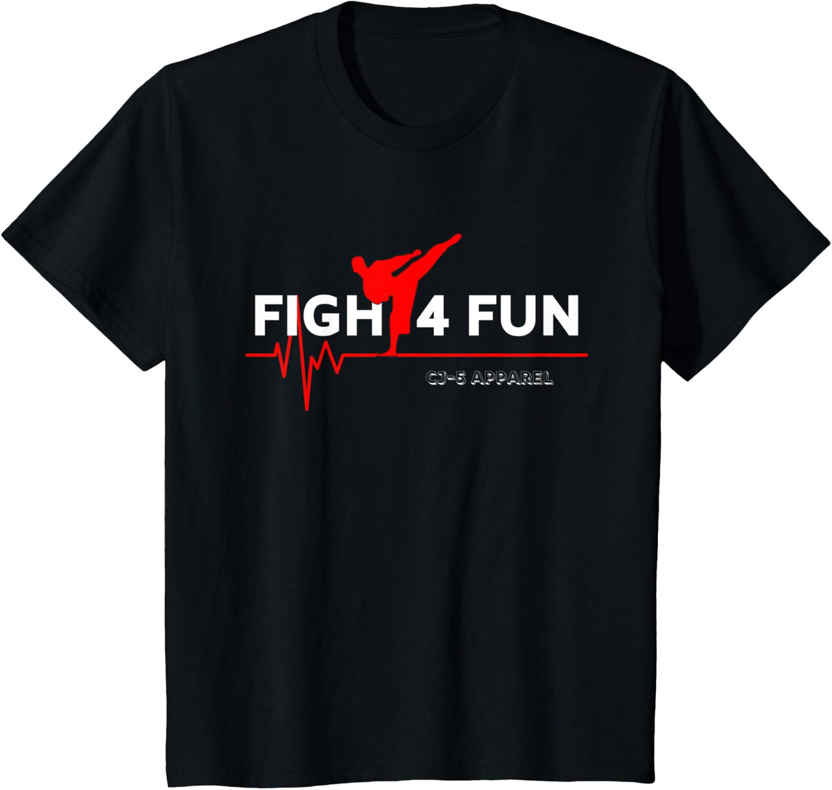 martial arts karate fighting mma tshirt - Black
