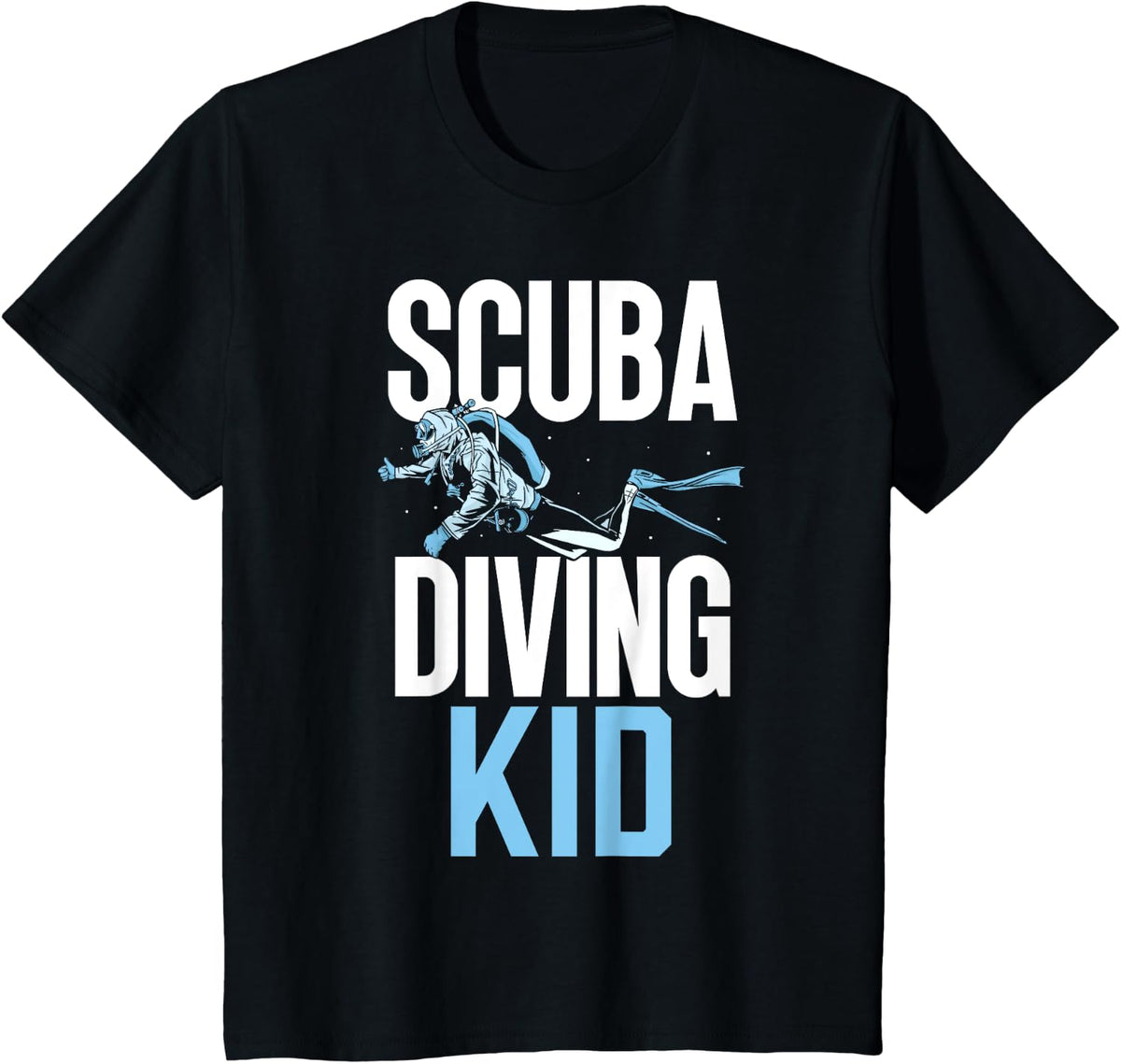 Scuba Diving Kid Divers Dive Diver Diving T-Shirt - Black