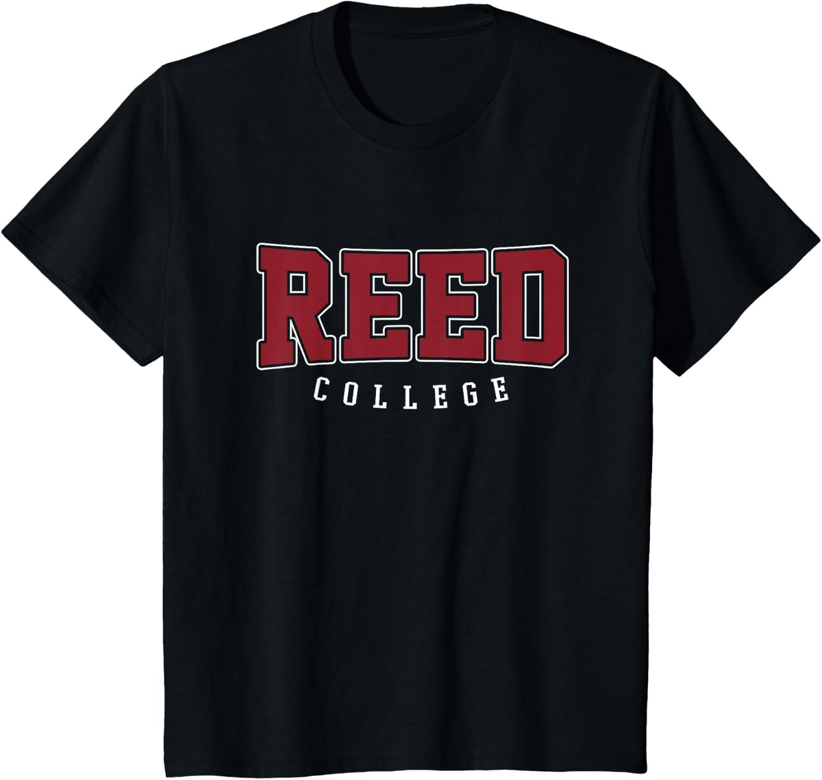 REED Institute of Technology Arch Vintage for Men Women T-Shirt - Black